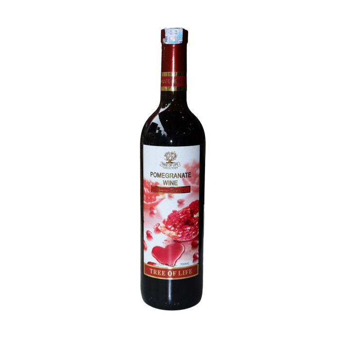 TREE OF LIFE POMEGRANATE WINE semi-sweet